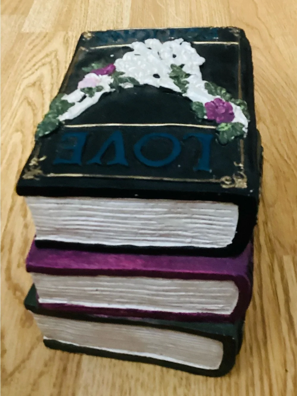 Ashland Decorative Stacked Book Set - Black, Purple & Green - Gothic/Halloween - Picture 13 of 16